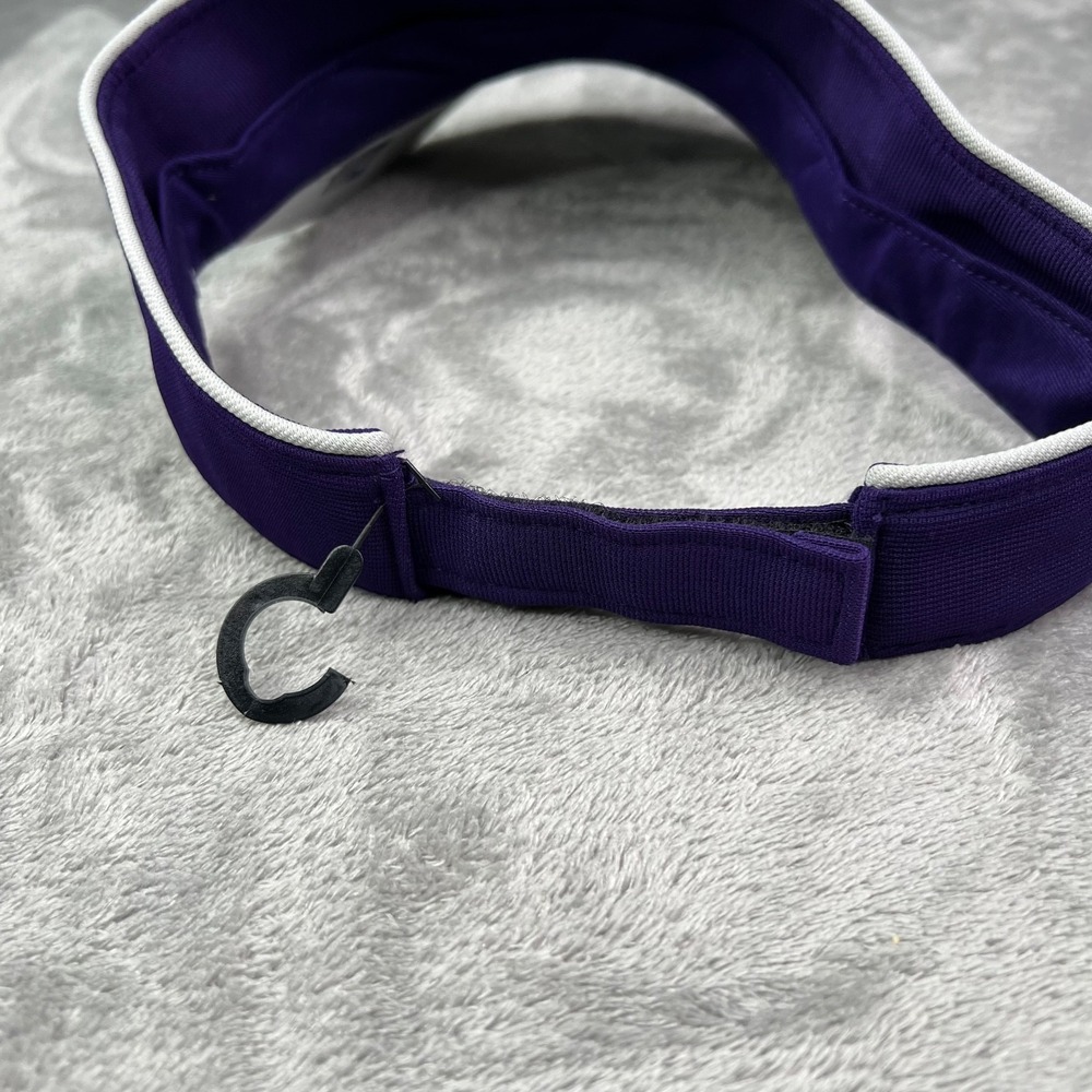 '47 Brand TCU Horned Frogs NCAA Purple Adjustable Football Visor New with Tags‎ - Picture 4 of 7